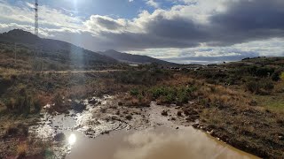 Río Guadalmedina a su paso por Casabermeja Urbanización El Alcaide Sábado 26 Octubre 2024 [upl. by Dib]