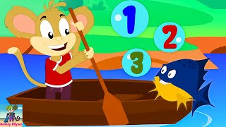 12345 Once I Got Fish Alive  More Nursery Rhymes amp Baby Songs [upl. by Lochner794]