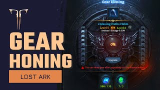 Lost Ark Gear Honing amp Gear Transfer Beginners Guide  New Player Tutorial  Endgame Gear Upgrading [upl. by Ydnil]