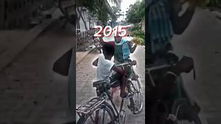 😱 2015 vs 2024 😱 cycle stunt viral short tending video mtb [upl. by Hidie628]