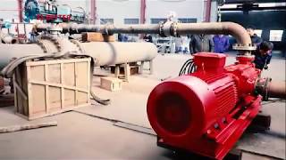 Horizontal multistage fire pump performance test [upl. by Ellehsram283]