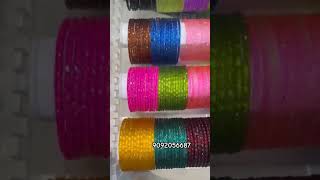 Plain Rain drop Glass bangles New launch Price  Rs110  Dozen Size 242628 DM 9092056687 [upl. by Elleraj]