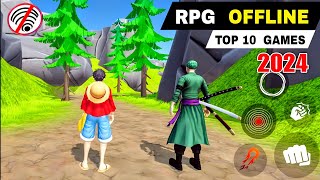 Top 10 Best OFFLINE RPG games that are playable in 2024 for android iOS [upl. by Aikas]