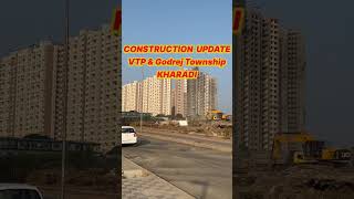 VTP Pegasus Kharadi Construction Update  Godrej Township  Vtp Township Kharadi [upl. by Onek]