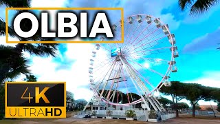 OLBIA  Sardinia 🇮🇹 1 Hour  Walking Tour  4K60fps [upl. by Adnamas]