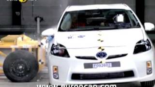 Euro NCAP  Toyota Prius  2009  Crash test [upl. by Zinnes]