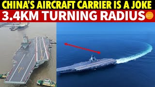 China’s Fujian Aircraft Carrier’s Three Myths Shattered 34km Turning Radius—7X Reagan’s [upl. by Reisfield227]