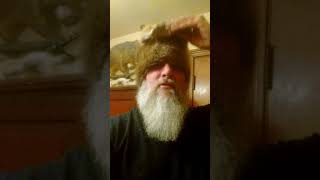 How to make a Beaver fur hat part 3 finished [upl. by Esnahc]