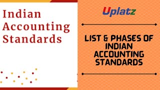 List amp Phases of Indian Accounting Standards Ind AS  Ind AS Tutorial  Become a CACFA  Uplatz [upl. by Efthim]