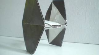 Star Wars Origami TIE Fighter [upl. by Studley82]