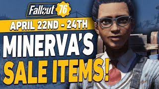 Fallout 76 Minerva Sale Location  April 22nd  24th [upl. by Tnarud]