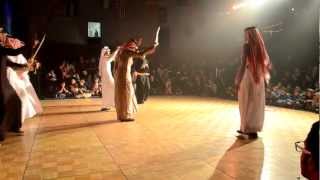 العرضه الجنوبيه في كاملوبس  Saudi Traditional Dance Kamloops  Canada [upl. by Haimerej81]