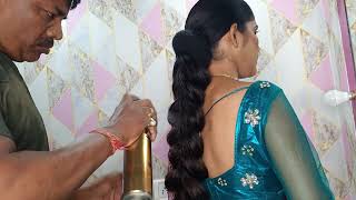 Bridal Long hair Hairstyle liftacademy yt ytshorts braids longhair hairbyshyamsharma ytviral [upl. by Ahsiener440]