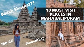 Top 10 Places To Visit In Mahabalipuram  Day Trip [upl. by Shanna154]