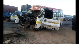 Latest details of the MombasaNairobi highway road accident that claimed 20 lives [upl. by Airlie]