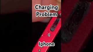 iphone Charging Port Cleaningiphone Charging program iPhone iphonerepair [upl. by Asined]