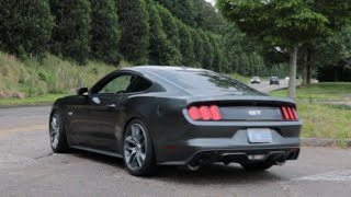 2016 Mustang GT Roush Axle Back vs Roush Axle Back With Corsa X Pipe [upl. by Sirap]