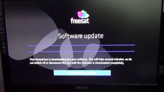 Humax HB1000S Freesat HD  OTA Software Upgrade [upl. by Ime437]