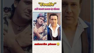 Coolie no1 movie cast now and then shorts shortsfeed bollywood coolieno1 song newsong trend [upl. by Brocky]