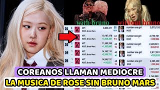 ➡️ LLAMAN MEDIOCRE EL LANZAMIENTO TOXIC TILL THE END DE ROSÉ YA QUE NO TIENE AYUDA DE BRUNO MARS [upl. by Esinaej]