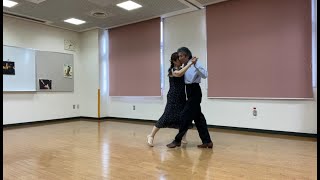 「No te apures Carablanca」Sexteto Cristal Tango Dance Milonga Style Ida Shiegel amp Manon Yoko [upl. by Llerroj]