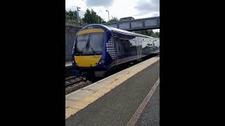 Scotrail Class 170413 departing Markinch station on 1L35 Edinburgh Waverly  Dundee [upl. by Ailimaj]