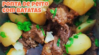 PONTA DE PEITO COM BATATAS NA PANELA DE PRESSÃO VOCÊ TEM QUE FAZER [upl. by Archibald]