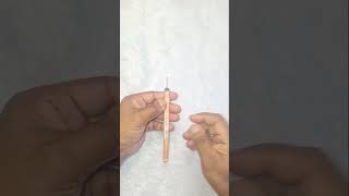 Paper quiling needle making at home shortsviralshortsDIY [upl. by Corliss]