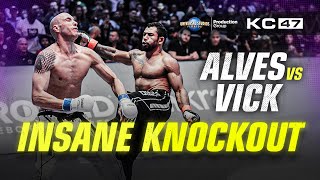 RAFAEL ALVES vs JAMES VICK full fight  GREATEST KO in KC history [upl. by Winson]