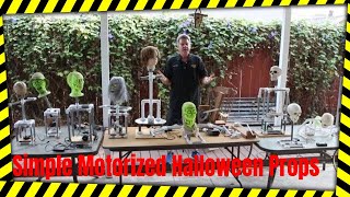 Simple Motorized Halloween Props [upl. by Ashleigh]