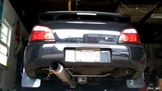 2005 STi with Invidia N1 race catback [upl. by Hairahs]