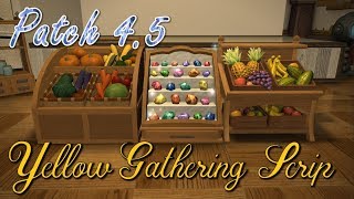 FFXIV Yellow Gathering Scrip Housing Items [upl. by Vern717]