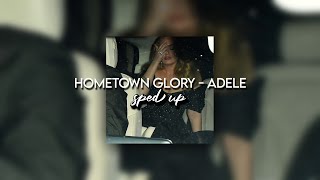 hometown glory  adele  sped up [upl. by Mateusz2]