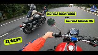 Honda CB350 RS VS Honda Highness  Sunday Ride  Shocking Results [upl. by Ybbed]