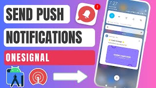 Onesignal Push Notifications  Android Studio Tutorial  Firebase Push Notification Android [upl. by Nymassej431]