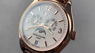 Patek Philippe Annual Calendar Moon Phases 5146R001 Patek Philippe Watch Review [upl. by Salsbury]