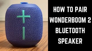 How to Pair Wonderboom 2 Bluetooth Speaker [upl. by Eivets]