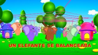 Un Elefante se Balanceaba Con Letra  Canciones Infantiles [upl. by Wall]