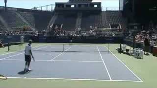 roger federer practicing at us open 2008 [upl. by Bena]