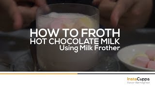 How To Froth Hot Chocolate Milk using Milk Frother [upl. by Allare]