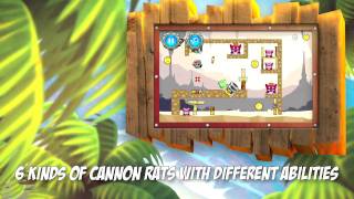 Cannon Rats  Mobile  Game Trailer [upl. by Nicky]