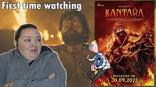 Kantara 2022  First time watchin  ACTION MOVIE REACTION [upl. by Kauppi]