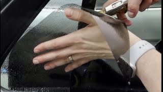 ASMR WINDOW TINTING windowtint asmr tint shorts short viralvideo satisfying асмр тонировка [upl. by Couq]