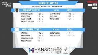 Liversedge CC 1st XI v Wrenthorpe CC 1st XI [upl. by Chere]