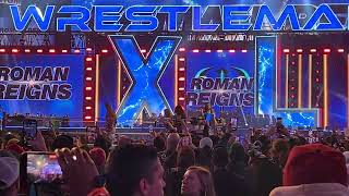 Roman Reigns FULL WRESTLEMANIA 40 ENTRANCE LIVE [upl. by Punak]