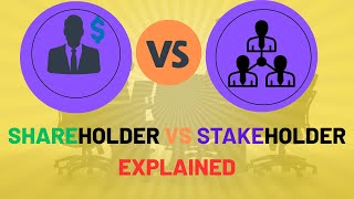 Difference between stakeholders and shareholders explained Everything needed to know [upl. by Hanselka]