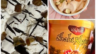 Homemade Lovello shahi khajurer ice cream ।খেজুরের আইসক্রিম রেসিপি ।homemadeicecream [upl. by Service737]