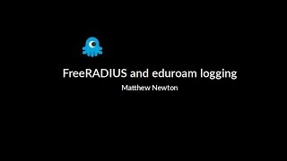 FreeRADIUS eduroam logging and Elasticsearch [upl. by Colver88]