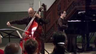 Catalin Rotaru double bass  A Piazzolla Ave Maria [upl. by Alasteir19]