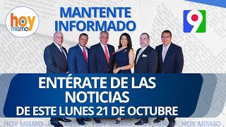 Titulares de prensa dominicana lunes 21 de octubre 2024  Hoy Mismo [upl. by Papagena109]